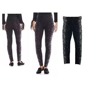 Zozo Ankle Sweater Leggings  Women's Size M  Black & White  High Waist